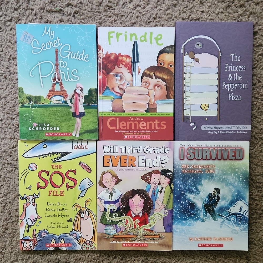 Scholastic Children's Book Set with Vibrant Covers